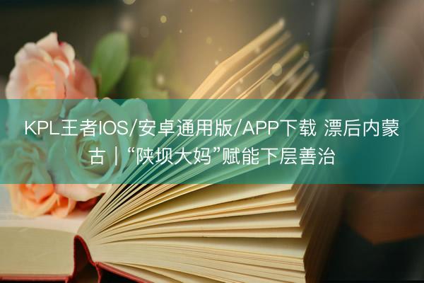 KPL王者IOS/安卓通用版/APP下载 漂后内蒙古｜“陕坝大妈”赋能下层善治
