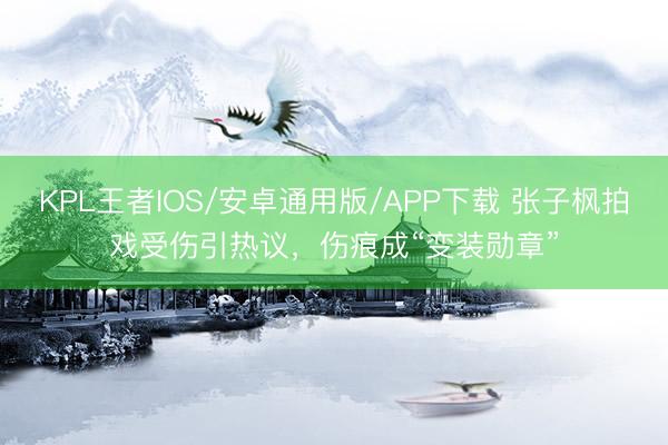 KPL王者IOS/安卓通用版/APP下载 张子枫拍戏受伤引热议,伤痕成“变装勋章”